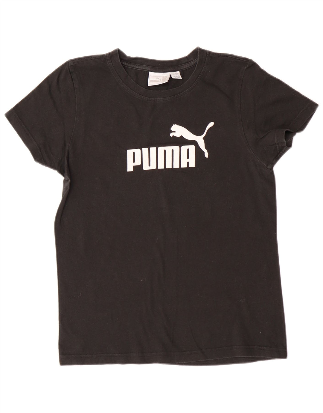 PUMA Camiseta gráfica para mujer, talla 40, talla grande, color negro
