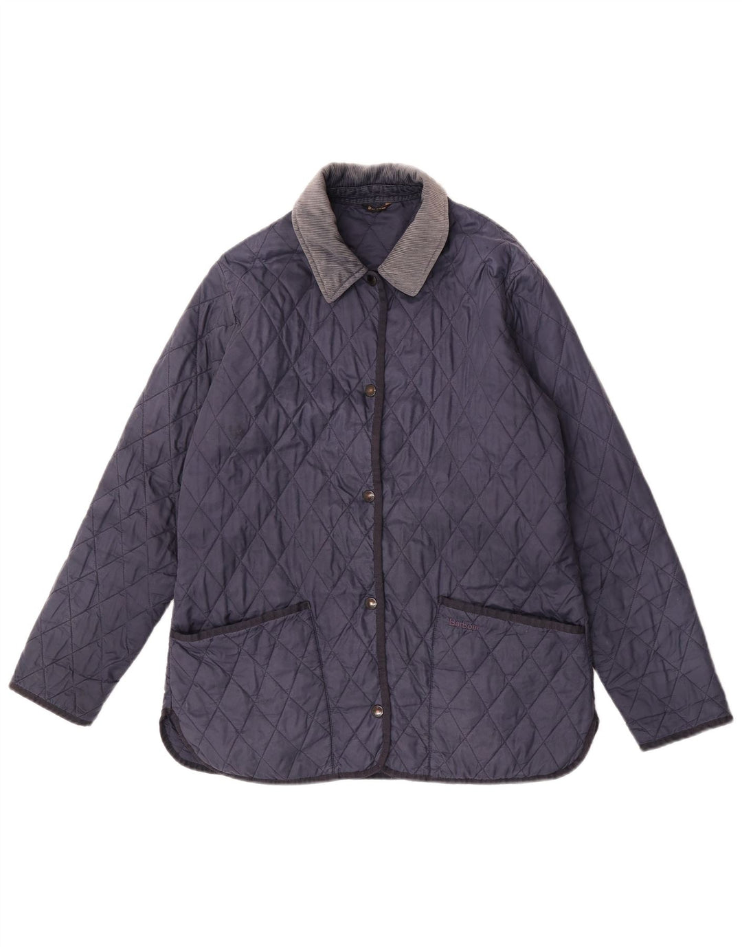 Barbour Chaqueta acolchada para mujer Reino Unido 44 Grande Poliamida azul marino