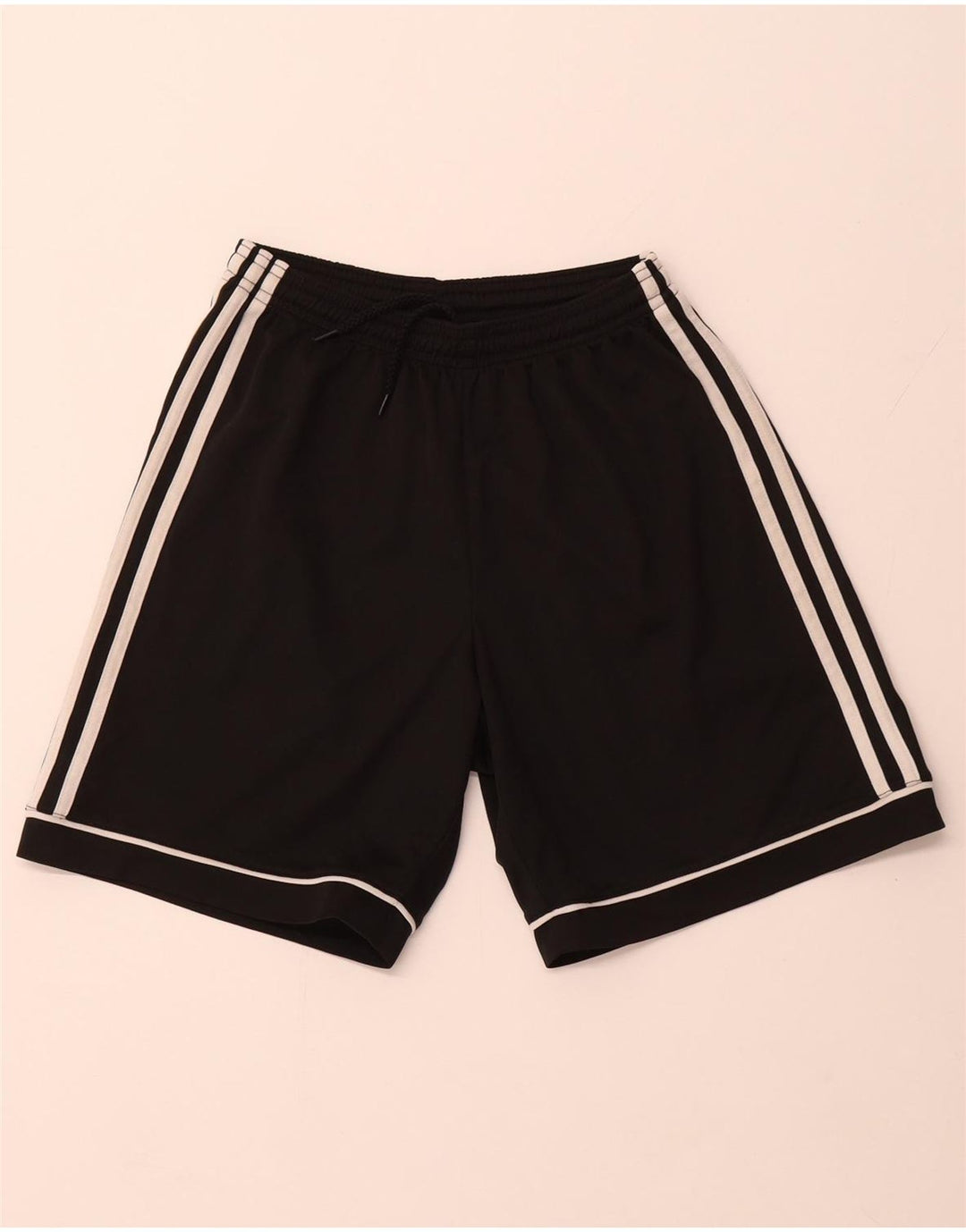 ADIDAS Mujer Aeroready Sport Shorts UK 10 Pequeño Poliéster Negro