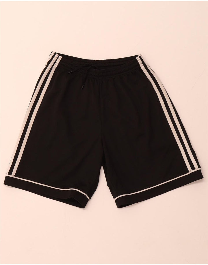 ADIDAS Mujer Aeroready Sport Shorts UK 10 Pequeño Poliéster Negro