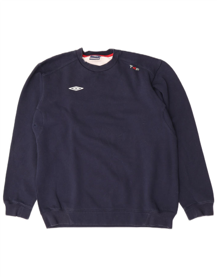 Umbro Hombre Sudadera Jumper Grande Azul Marino