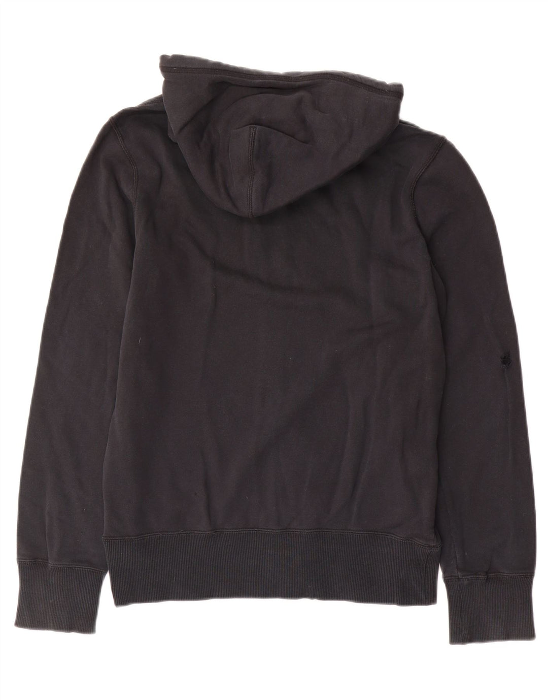 Nike - Sudadera con capucha y cremallera para hombre, talla pequeña, algodón negro