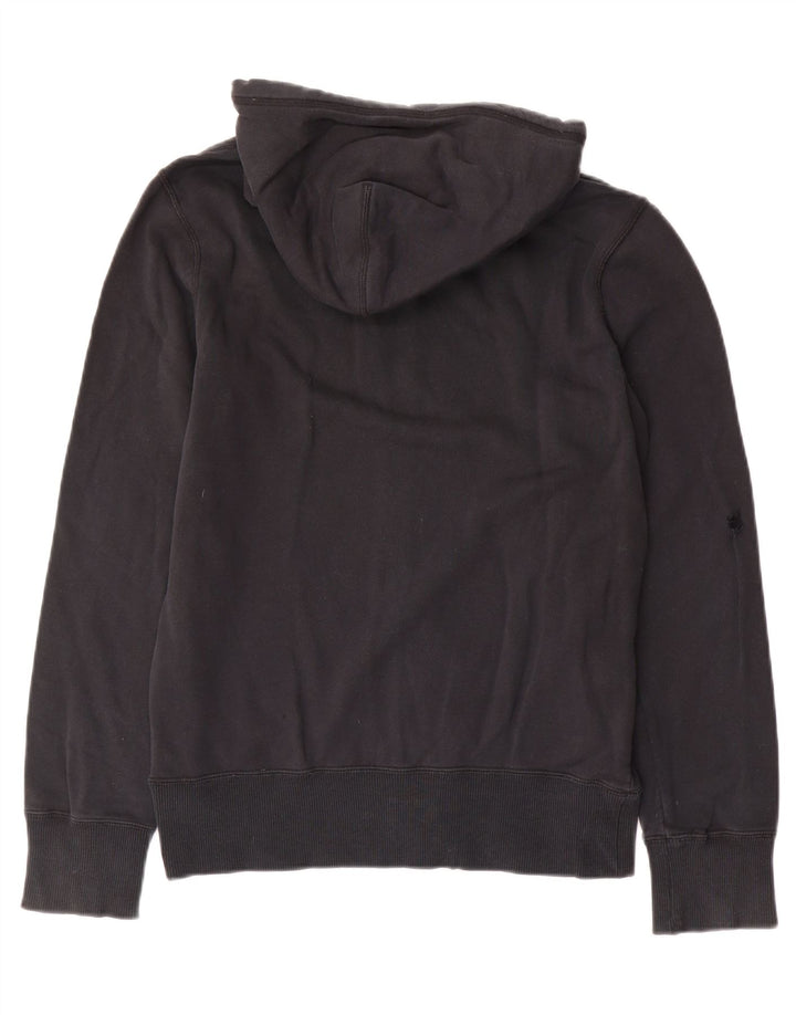 Nike - Sudadera con capucha y cremallera para hombre, talla pequeña, algodón negro