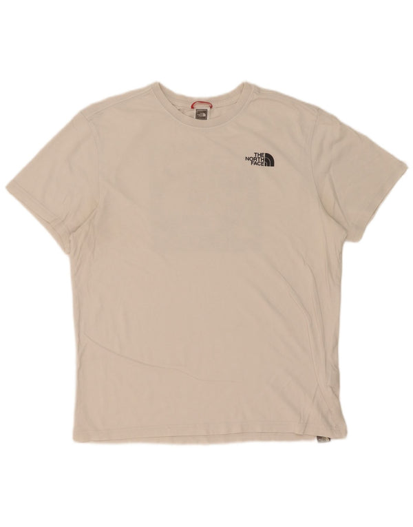 The North Face Camiseta gráfica para hombre Top Medium White Cotton