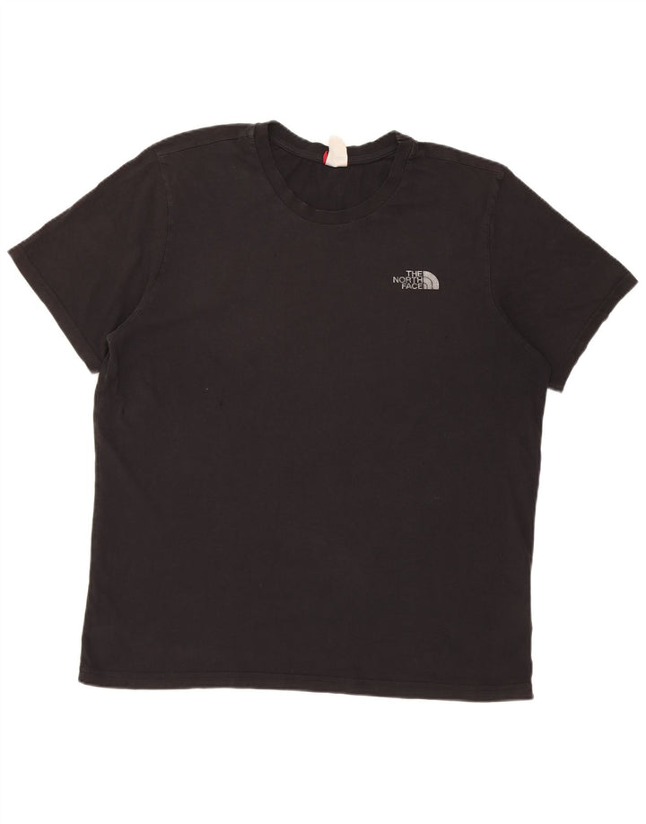 The North Face - Camiseta para hombre, talla grande, algodón negro