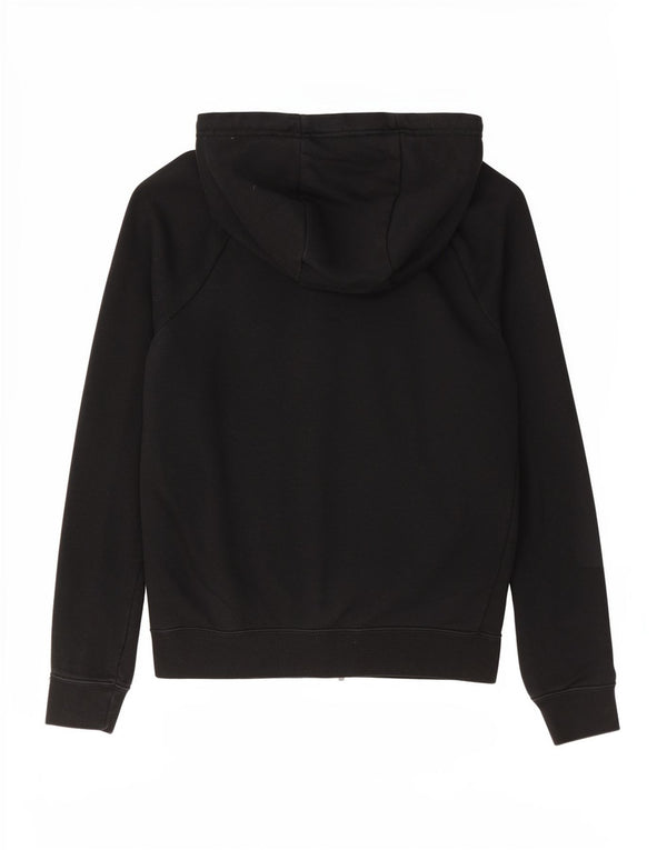 Nike Sudadera con capucha y cremallera para mujer UK 6 XS Negro Algodón Deportes