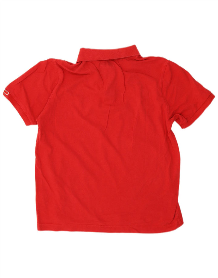 Kappa Polo Hombre Grande Rojo Algodón
