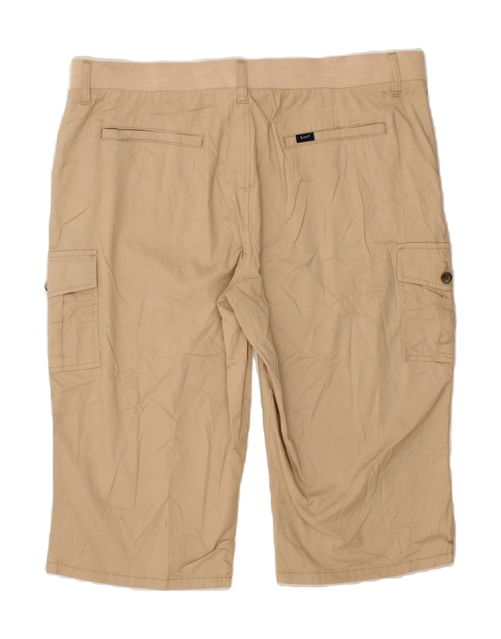 LEE Womens Cargo Shorts US 18 2XL W38  Beige Cotton Vintage Lee and Second-Hand Lee from Messina Hembry 