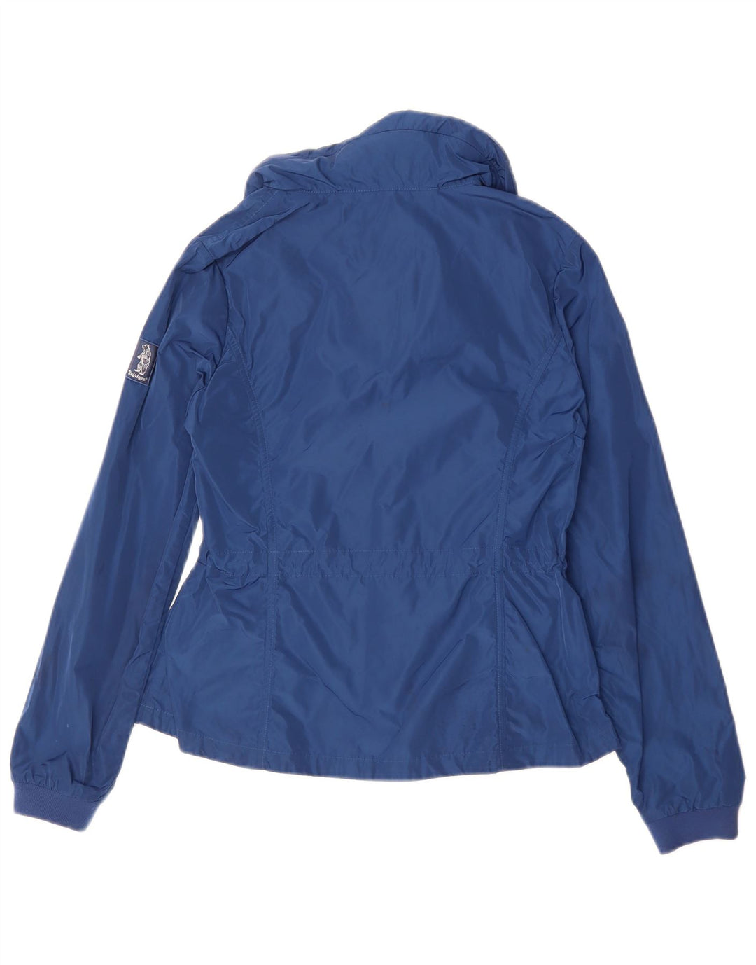 Refrigue Chaqueta cortavientos con cremallera para mujer UK 10 Small Blue