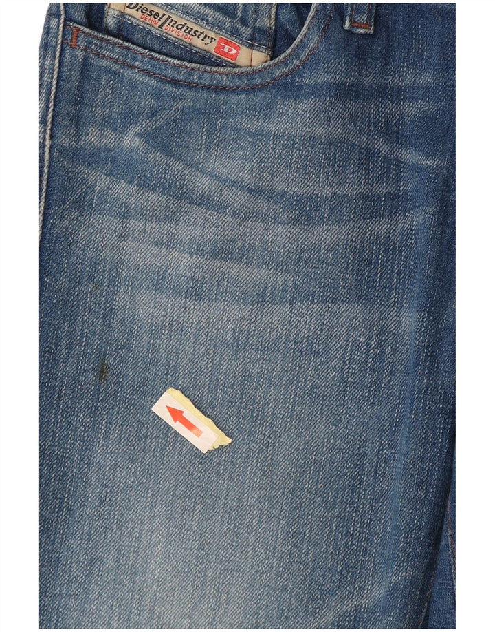 Diesel Mujer Bootzee Regular Slim Bootcut Jeans W26 L32 Algodón Azul