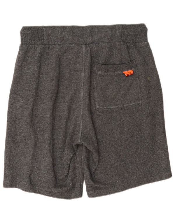 Superdry Shorts deportivos con gráficos para hombre de algodón gris pequeño