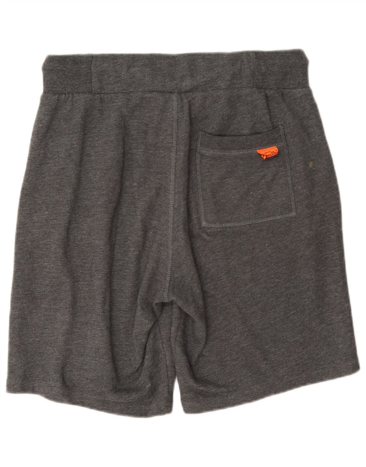 Superdry Shorts deportivos con gráficos para hombre de algodón gris pequeño