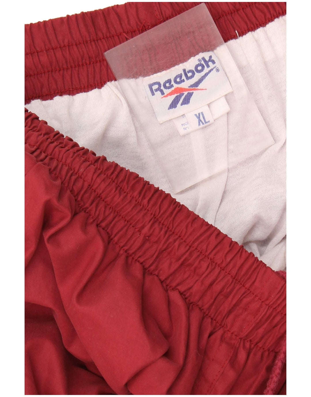 REEBOK Pantalón de Chándal Hombre Joggers XL Burdeos Poliéster
