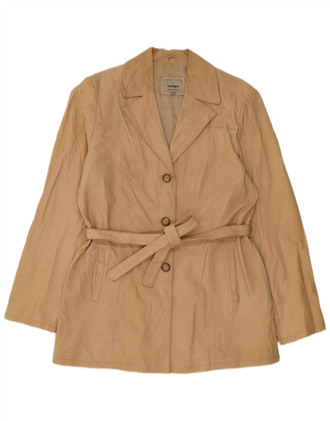 Chaqueta de cuero mujer Conbipel IT 50 XL Beige