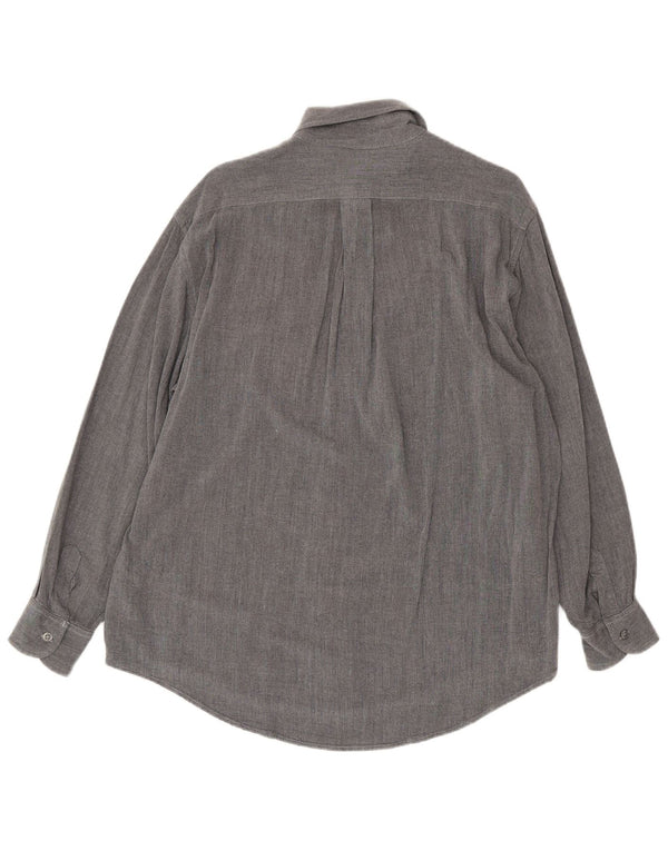Camisa Hombre Trussardi XL Viscosa Gris