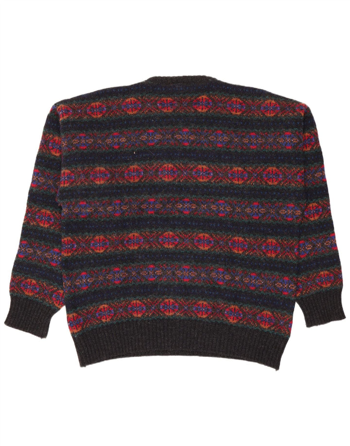 Jersey Pringle para hombre con cuello redondo, talla 42, grande, multicolor, Fair Isle