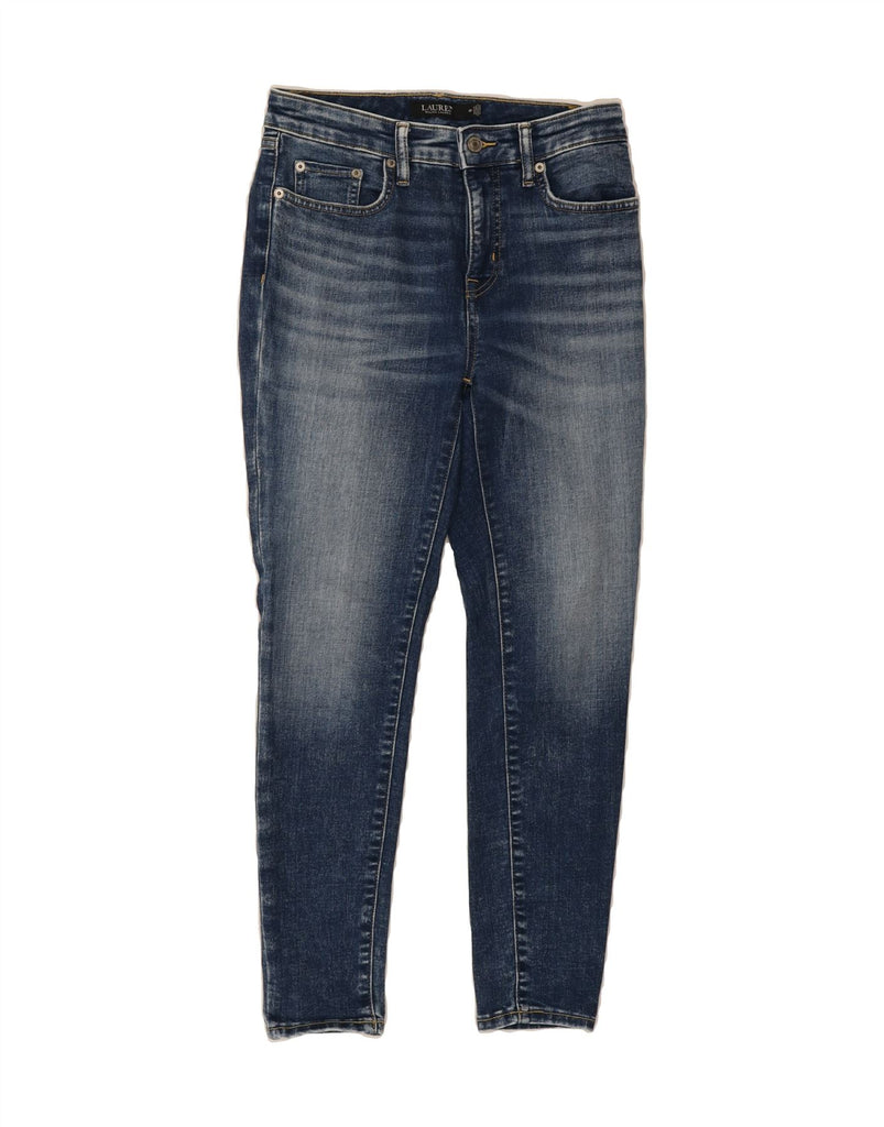 RALPH LAUREN Womens Slim Jeans US 4 Small W28 L26 Blue Cotton Vintage Ralph Lauren and Second-Hand Ralph Lauren from Messina Hembry 