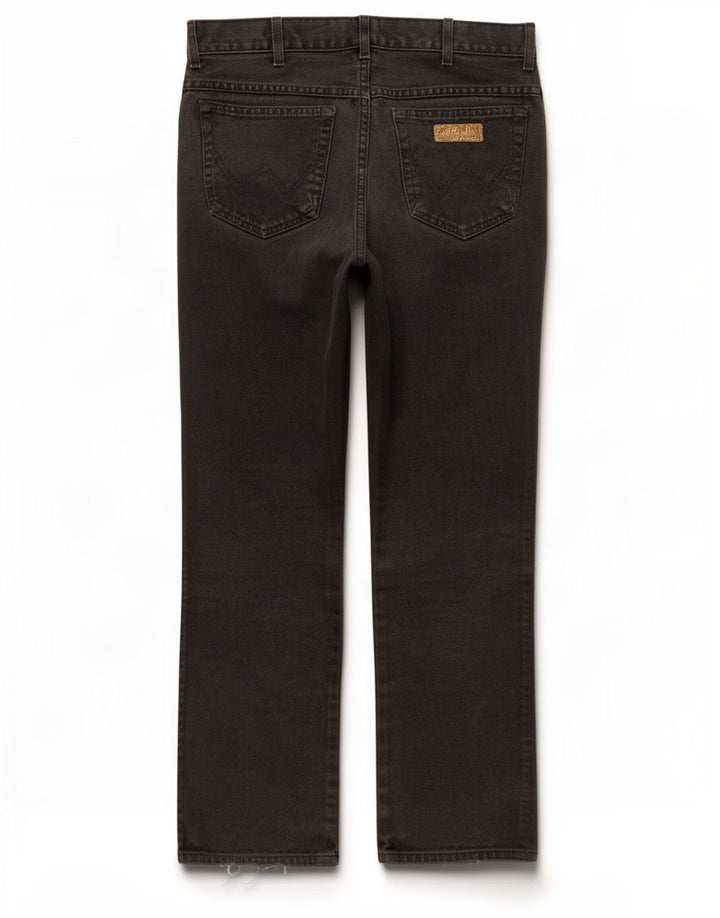 Wrangler Vaqueros rectos para hombre W36 L32 Algodón negro
