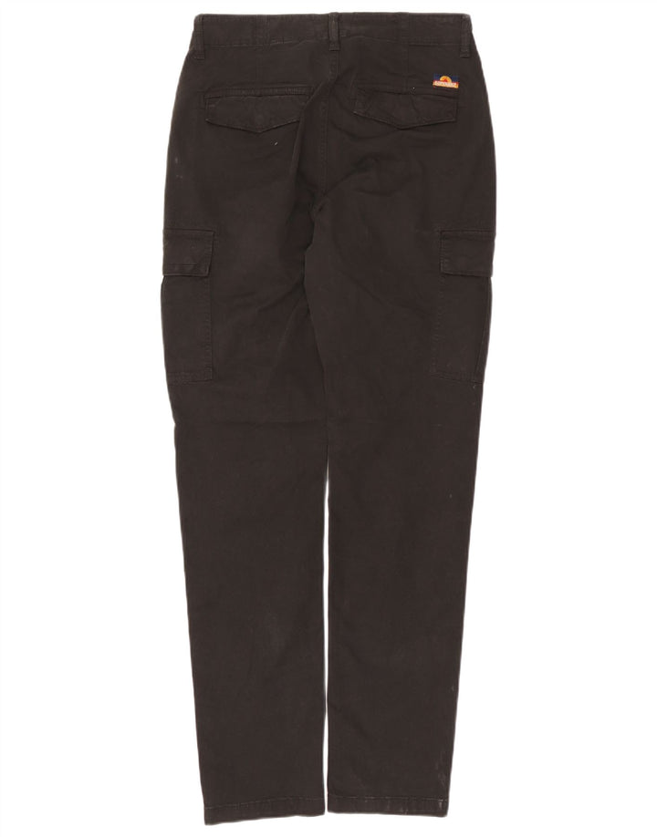 Superdry Pantalón cargo ajustado para hombre W28 L32 Algodón negro