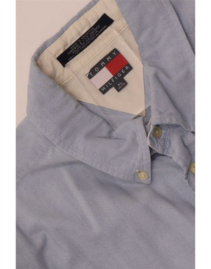 Camisa Tommy Hilfiger Hombre XL Algodón Azul