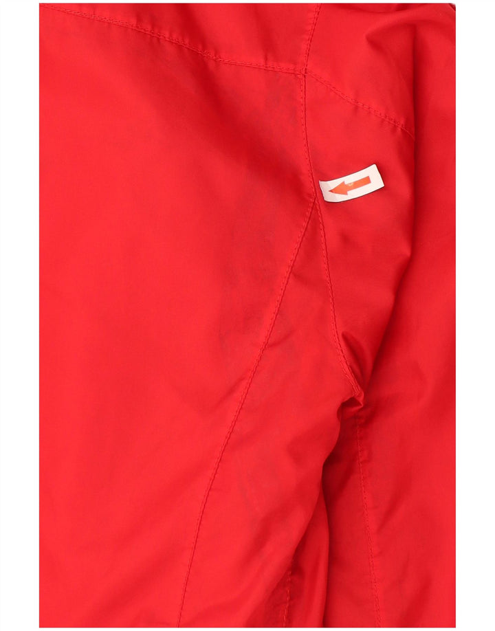 Armani Jeans Chaqueta cortavientos para mujer UK 12 Medium Red Polyamide