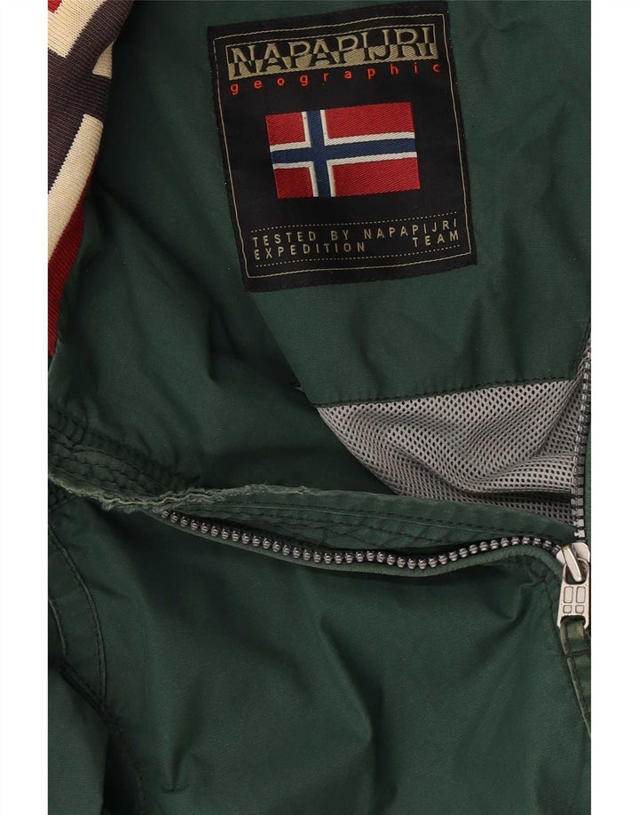 Napapijri Chaqueta Bomber Geographic para Hombre UK 36 Small Verde