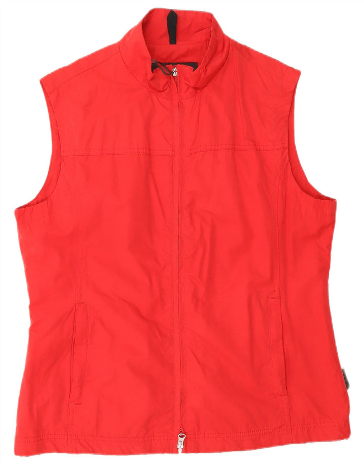 Chaleco INVICTA para mujer Reino Unido 16 Grande Algodón rojo