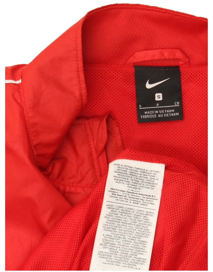 NIKE - Chaqueta de chándal para hombre, talla pequeña, color rojo