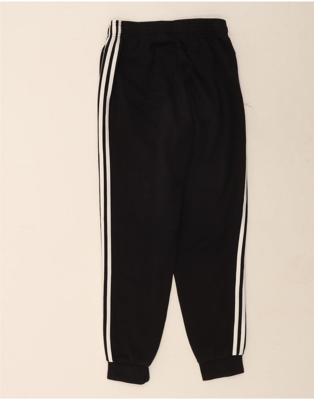 ADIDAS Mens Tracksuit Trousers Joggers Small  Black Vintage Adidas and Second-Hand Adidas from Messina Hembry 