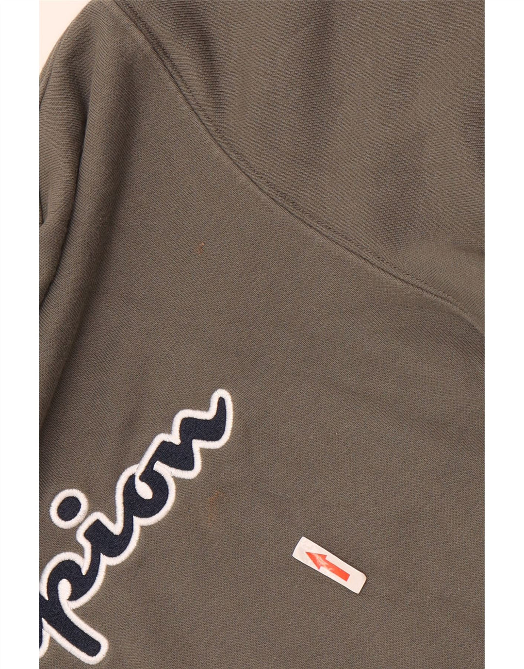 CHAMPION Jersey con capucha gráfica para hombre Algodón caqui medio