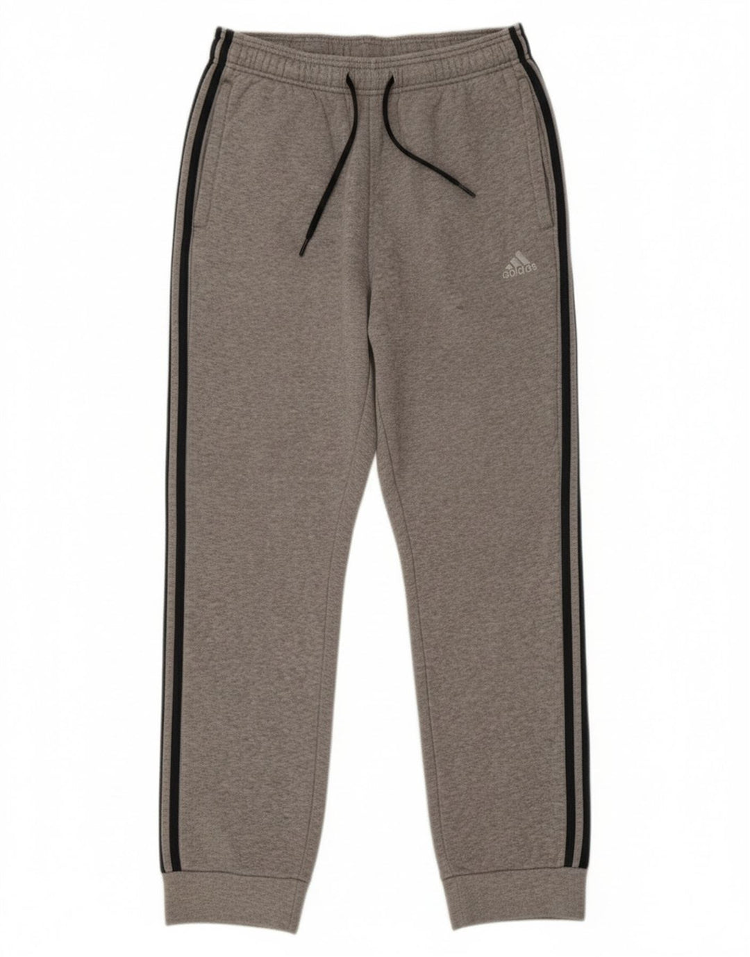 Adidas Hombre Pantalones De Chándal Joggers Gris Medio Algodón