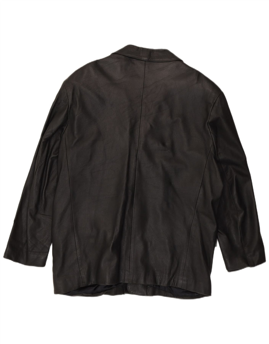 Chaqueta de cuero para hombre Regina UK 44 2XL Cuero negro