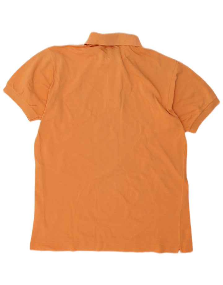 Lacoste Polo para hombre talla 3 pequeño algodón naranja