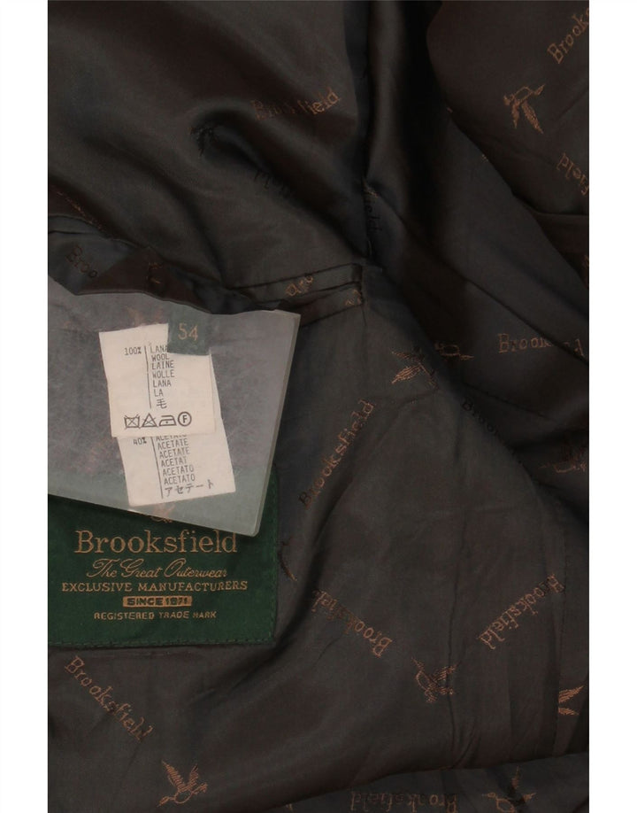 Brooksfield Chaqueta Blazer de 3 Botones para Mujer IT 54 2XL Lana Azul Marino