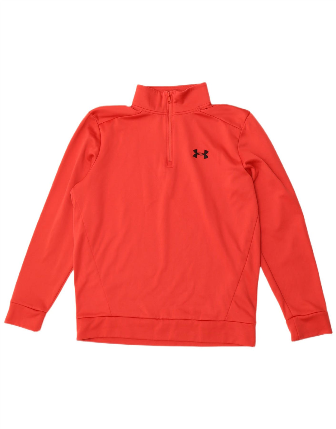 Under Armour Hombre Zip Neck Sudadera Jumper Medium Rojo Poliéster