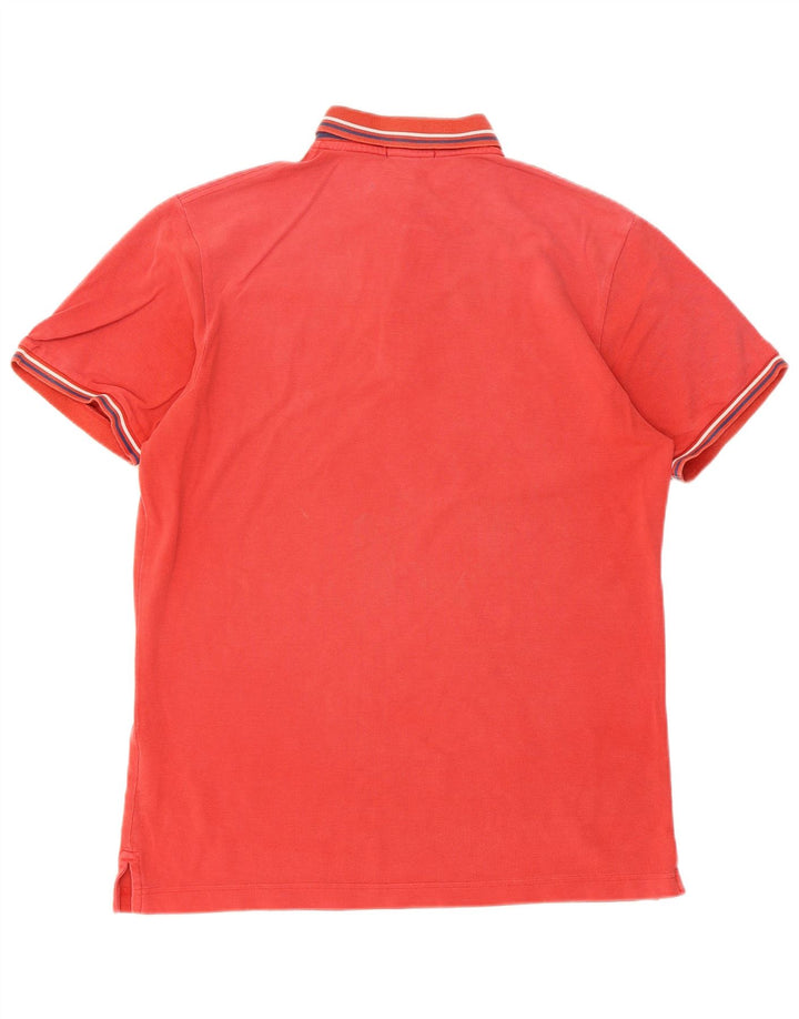 Gant Polo Hombre De Algodón A Rayas Rojo Medio