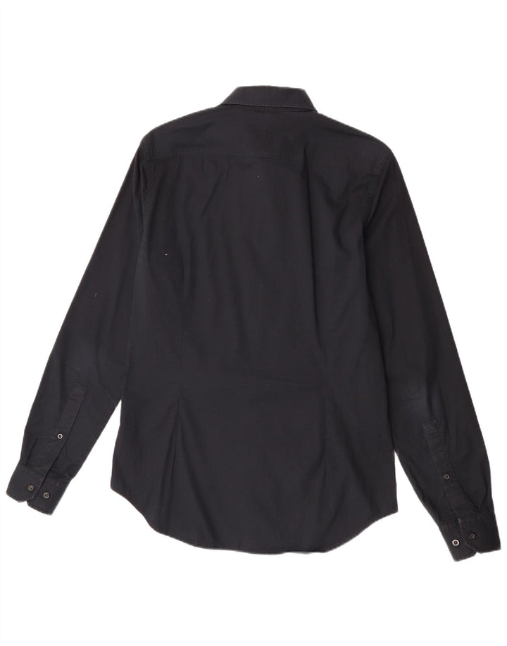 Camisa G-Star Hombre Algodón Azul Marino Mediano