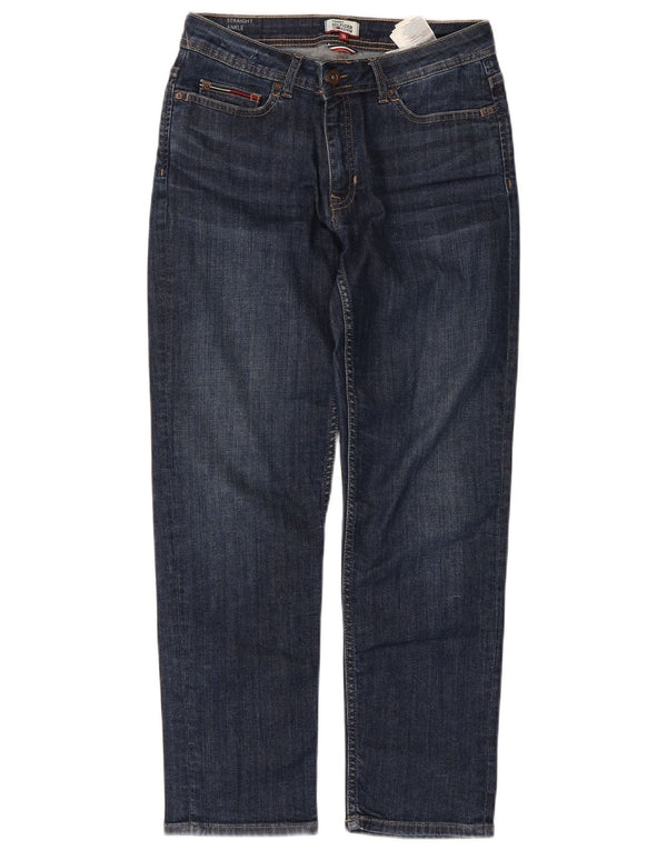 Jeans Rectos Tommy Hilfiger Mujer W27 L26 Algodón Azul Marino