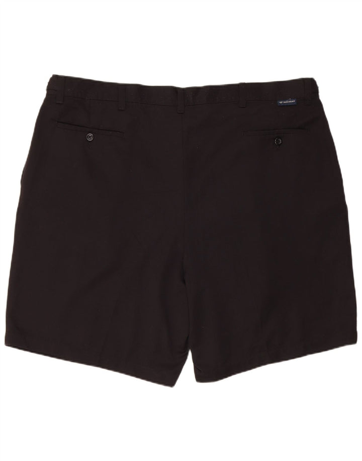 Dockers Pantalones cortos chinos pegados para hombre W42 2XL Poliéster negro