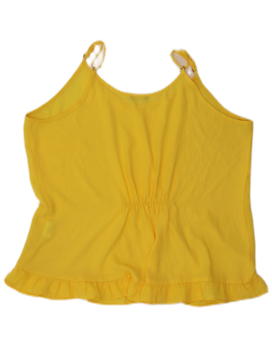Benetton Top Camisola Mujer ES 46 Large Poliéster Amarillo