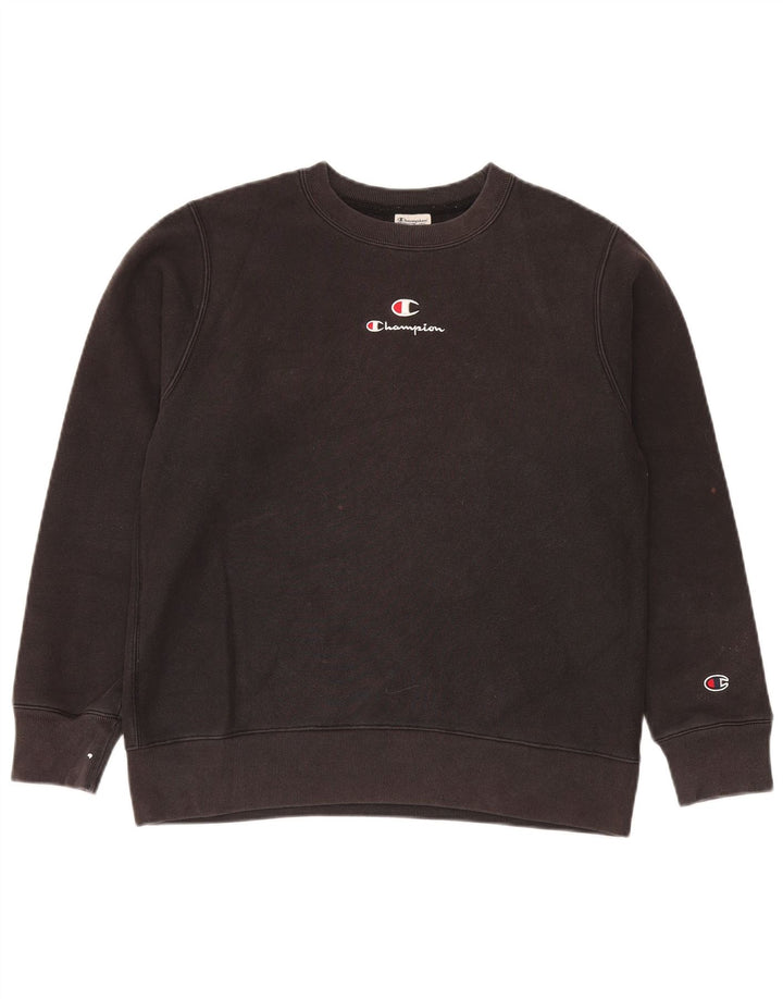 Champion Sudadera Jumper Medium Negro Algodón Hombre