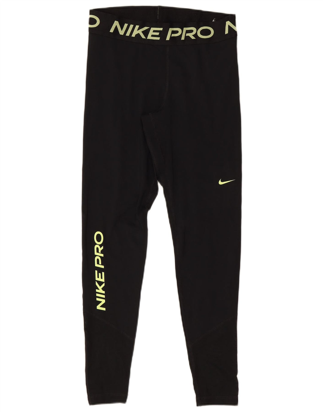 Nike Leggings gráficos Dri Fit para mujer UK 12 Mediano Negro Poliéster