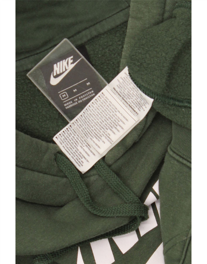 Nike Hombre Sudadera Con Capucha Gráfica Jersey De Algodón Verde Medio