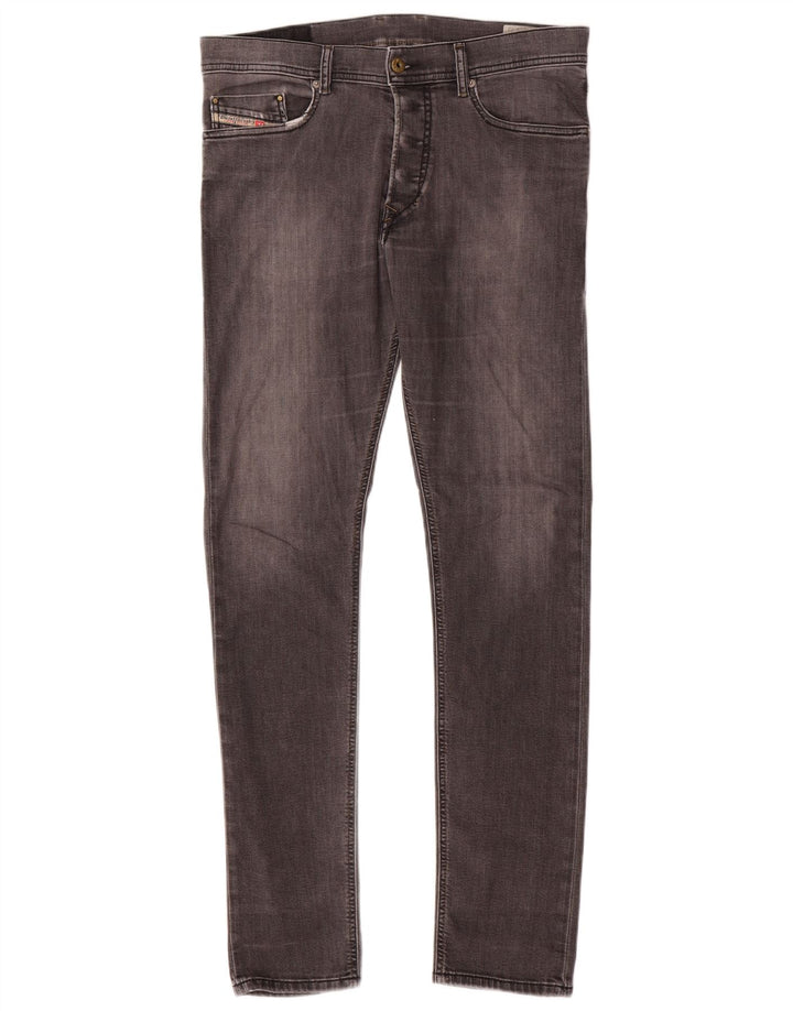 DIESEL Vaqueros ajustados Tepphar Carrot W31 L32 de algodón gris para hombre
