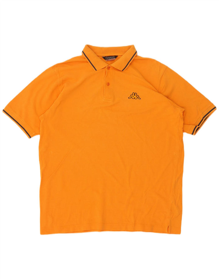 Kappa Polo Hombre 2XL Naranja Algodón