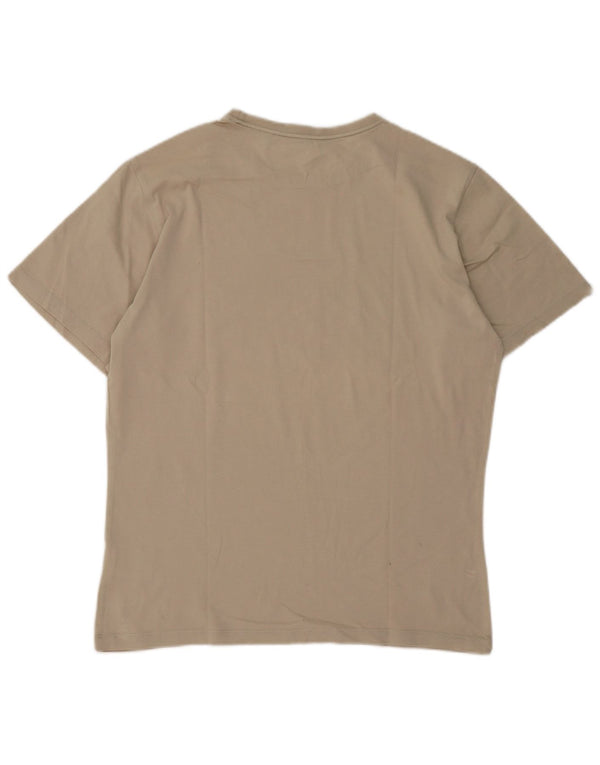 Jack Wolfskin Camiseta gráfica para hombre Top Algodón beige medio