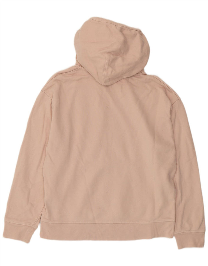 LEVI'S Jersey con capucha extragrande para mujer UK 14 Algodón rosa medio