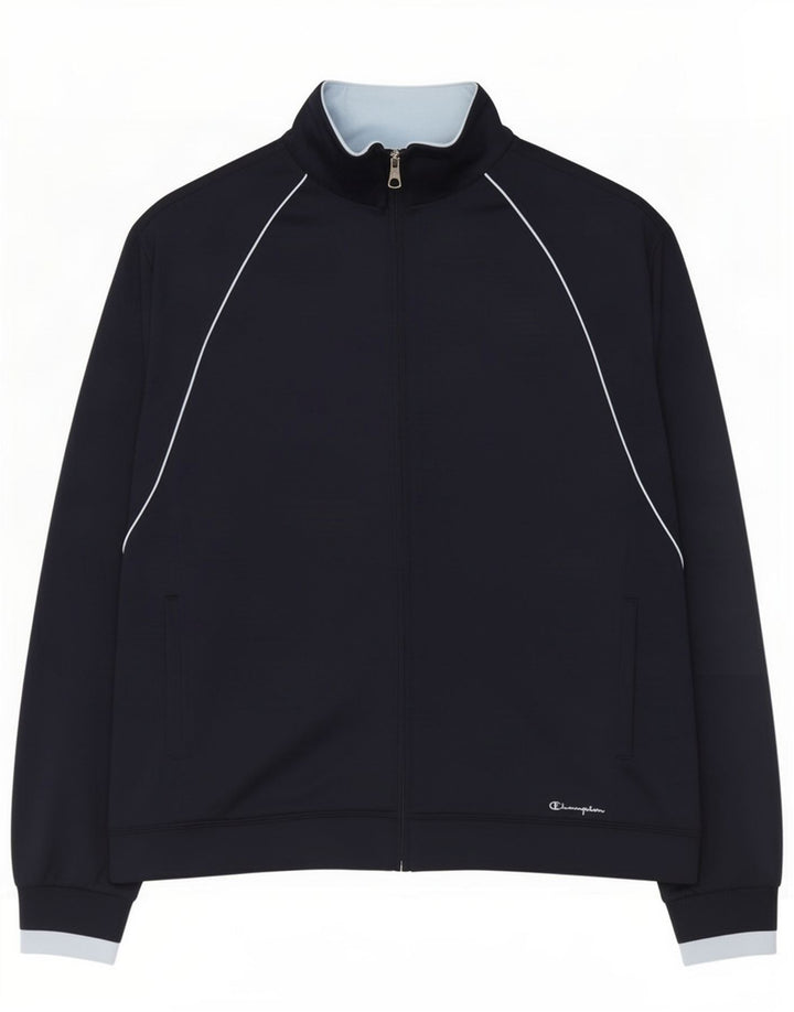 Champion Chaqueta de chándal para hombre 2XL Poliéster azul marino