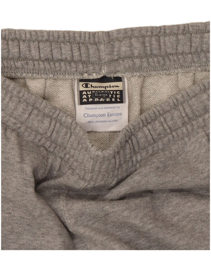 Champion Pantalones De Chándal Para Hombre XL De Algodón Moteado Gris