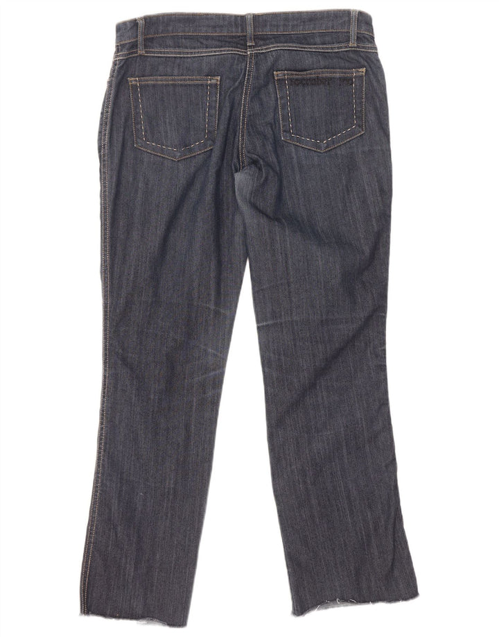 Vaqueros Roccobarocco Mujer Rectos W32 L29 Azul Marino Algodón